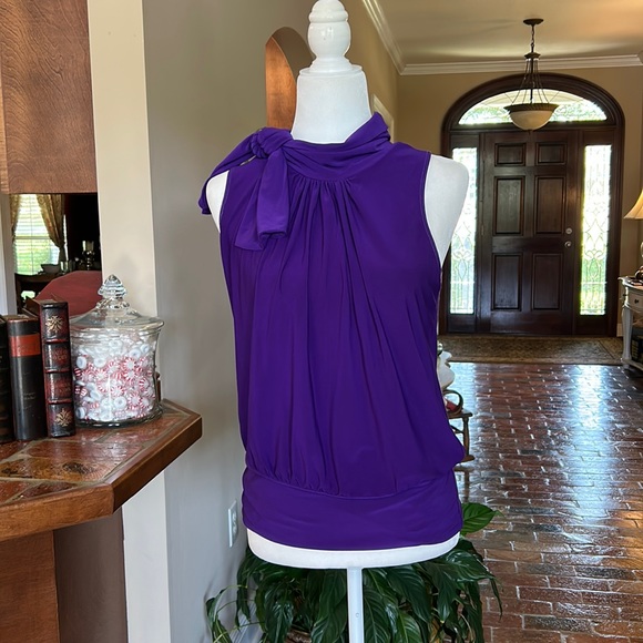 Rachel Rachel Halter mock neck top szL - Picture 2 of 7